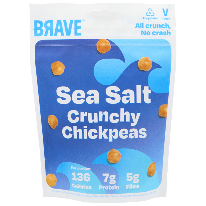 BRAVE Crunchy Chickpeas Sea Salt - 115g-1