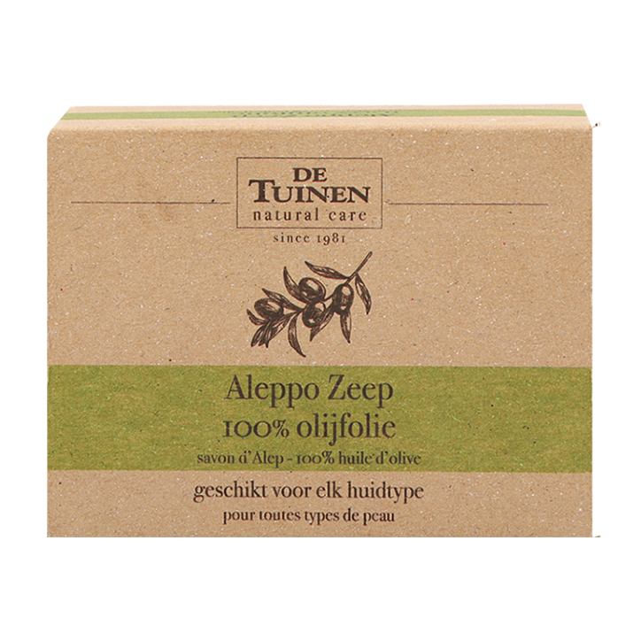 De Tuinen Aleppo Zeep 100 % olijfolie - 150g-1