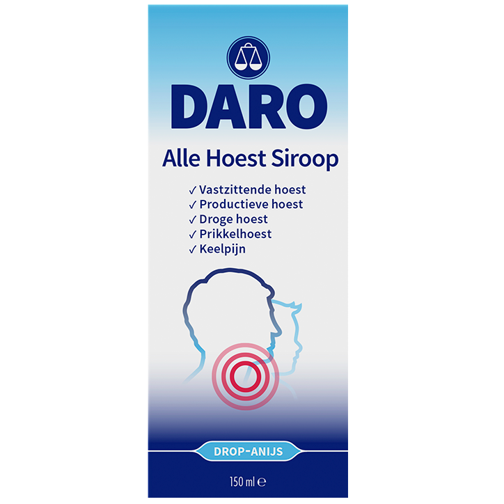 Daro Alle Hoest Siroop Drop-Anijs (150ml)-1