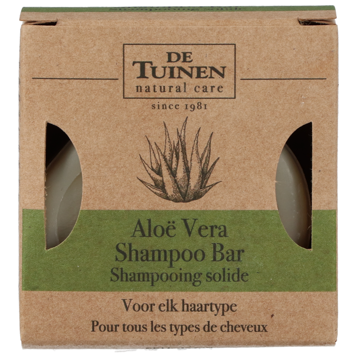 De Tuinen Shampooing Solide à l’Aloe Vera - 80 lavages-1
