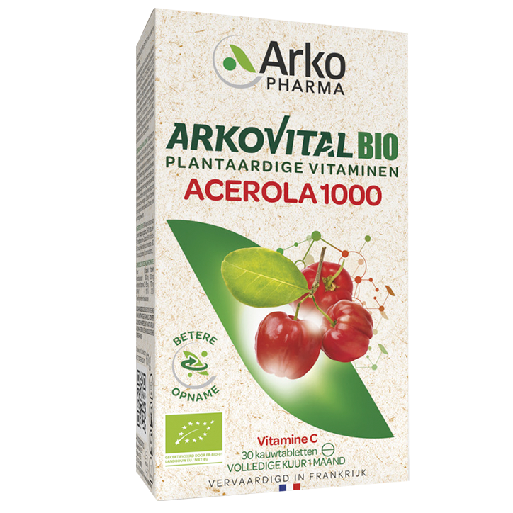 Arkopharma Acerola Bio 1000 - 30 Kauwtabletten-1