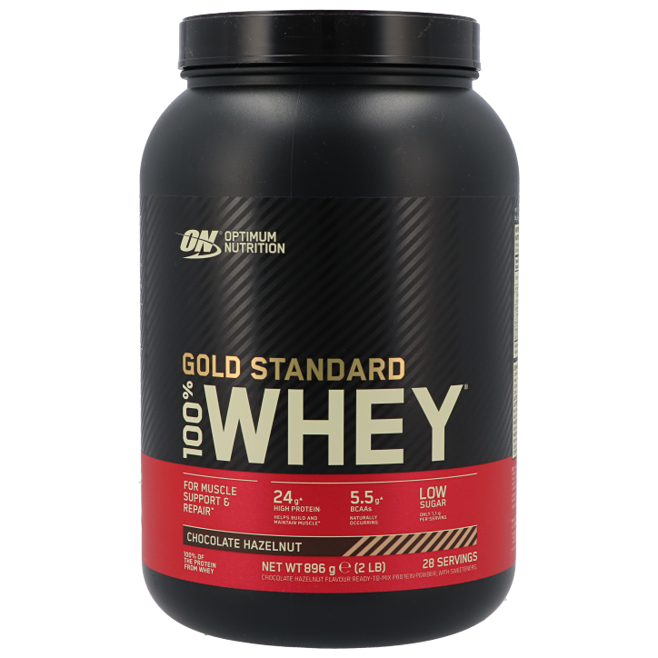 Optimum Nutrition Gold Standard 100% Whey Chocolat Noisette - 896g-1