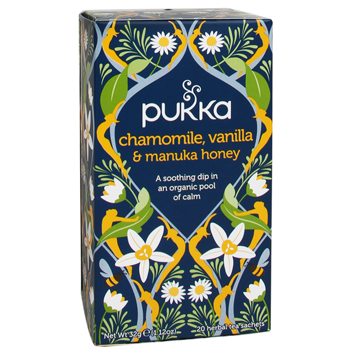 Pukka Chamomile Vanilla Manuka Bio (20 Theezakjes)-1