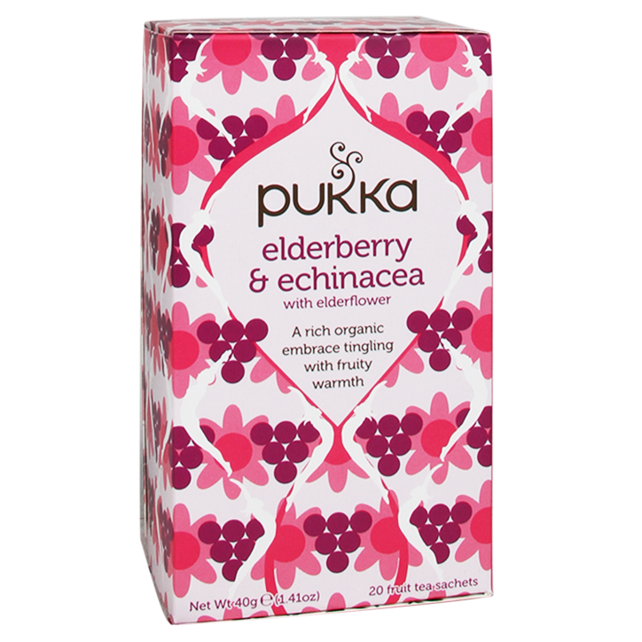 Pukka Elderberry Echinacea Bio (20 Theezakjes)-1