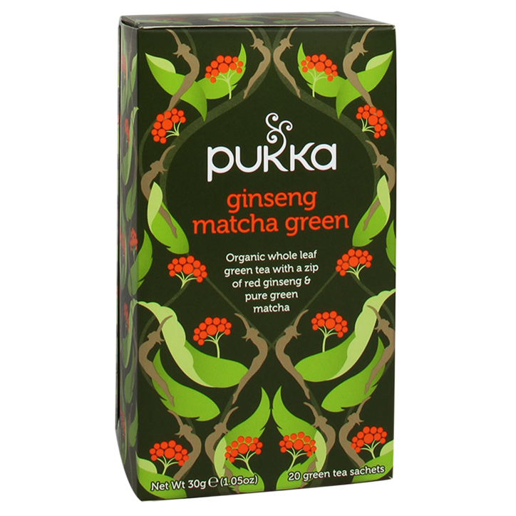 Pukka Ginseng Matcha Tea Bio (20 Theezakjes)-1