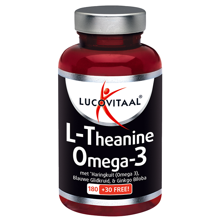 Lucovitaal L-Theanine Omega 3 (210 Capsules)-1