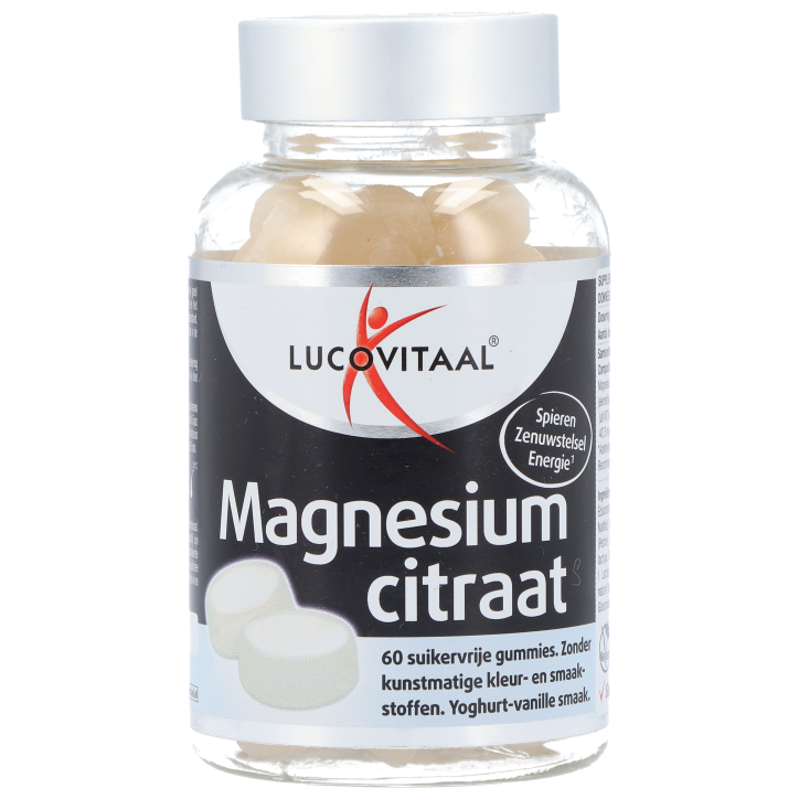 Lucovitaal Citrate de magnésium (60 gommes)-1