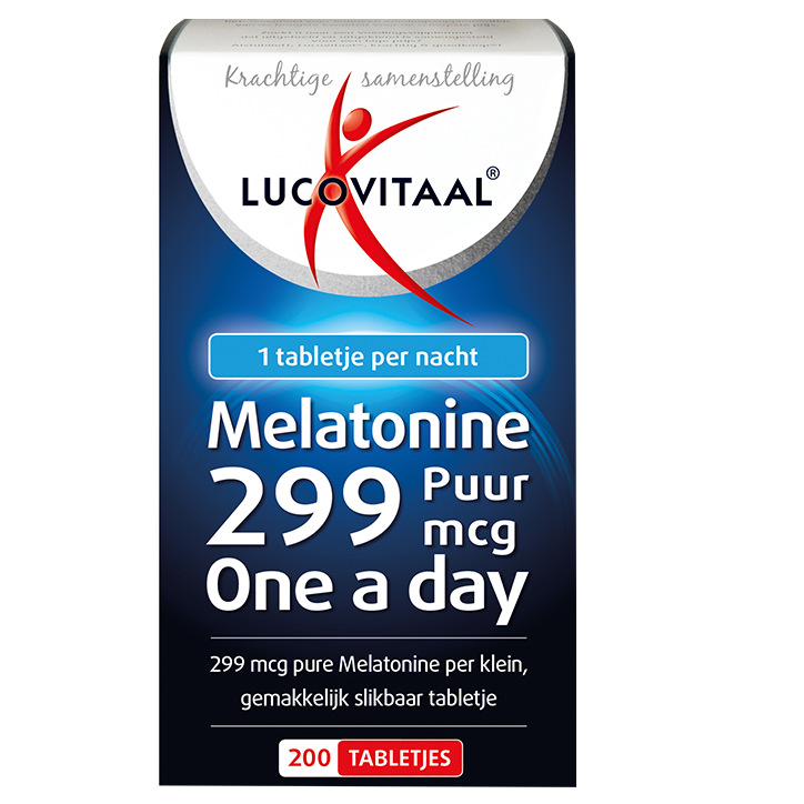 Lucovitaal Melatonine Puur 299mcg - 200 tabletten-1