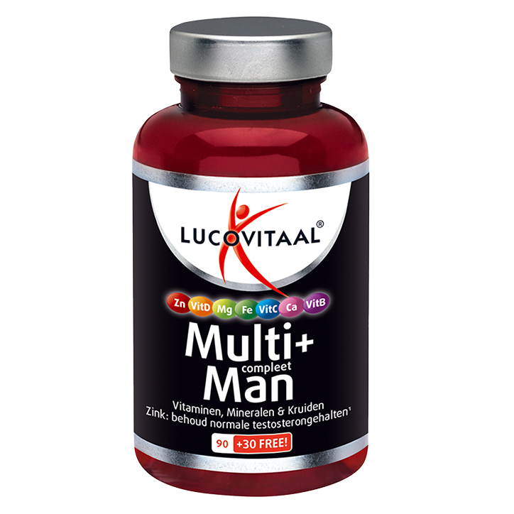 Lucovitaal Multi+ Vitamine A-Z Homme - 120 comprimés-1