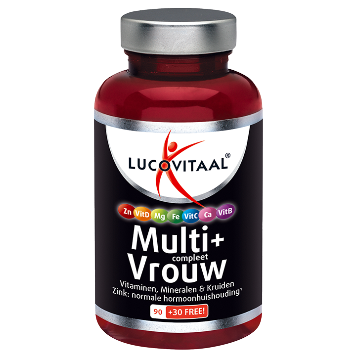 Lucovitaal Multi+ Compleet A-Z Vrouw - 120 tabletten-1
