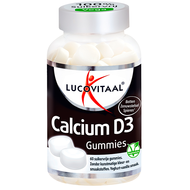 Lucovitaal Calcium Vitamine D3 (60 Gummies)-1