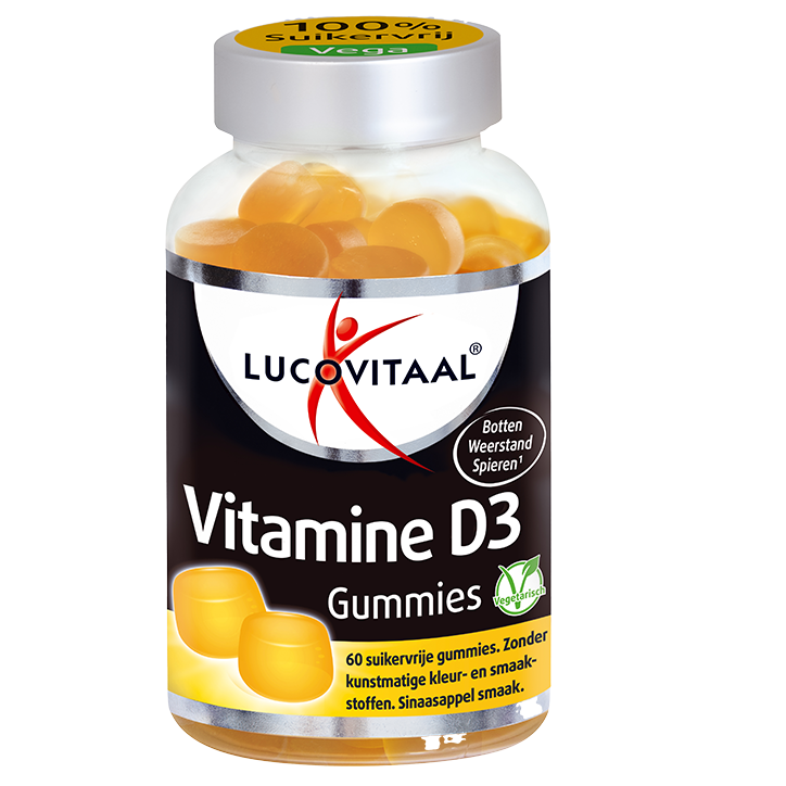 Lucovitaal Vitamine D3 (60 Gummies)-1