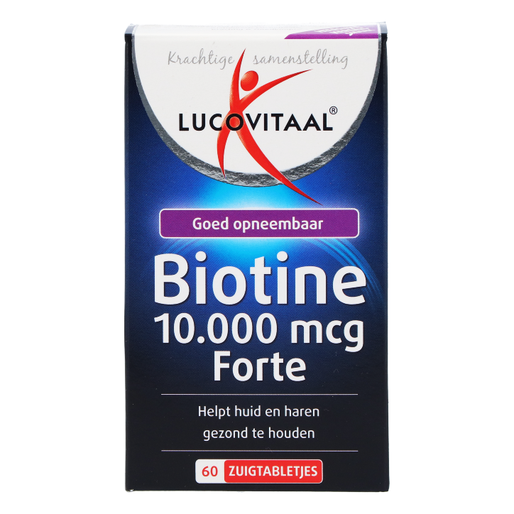Lucovitaal Biotine Forte 10.000mcg - 60 pastilles-1