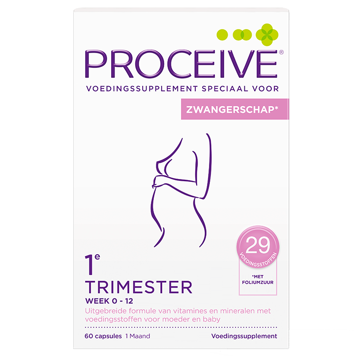 Proceive Zwangerschap* 1e trimester - 60 capsules-1