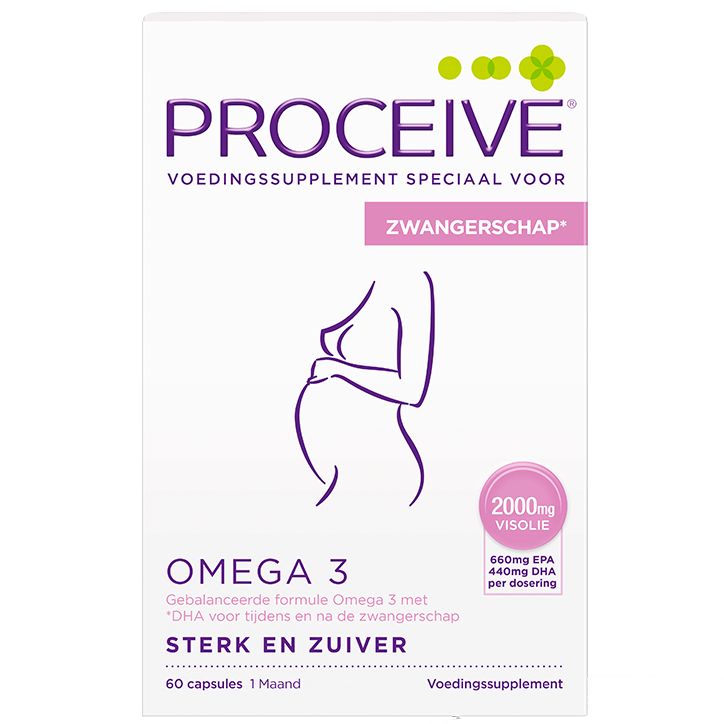 Proceive Zwangerschap* Wens&Zwanger Omega 3 - 60 capsules-1