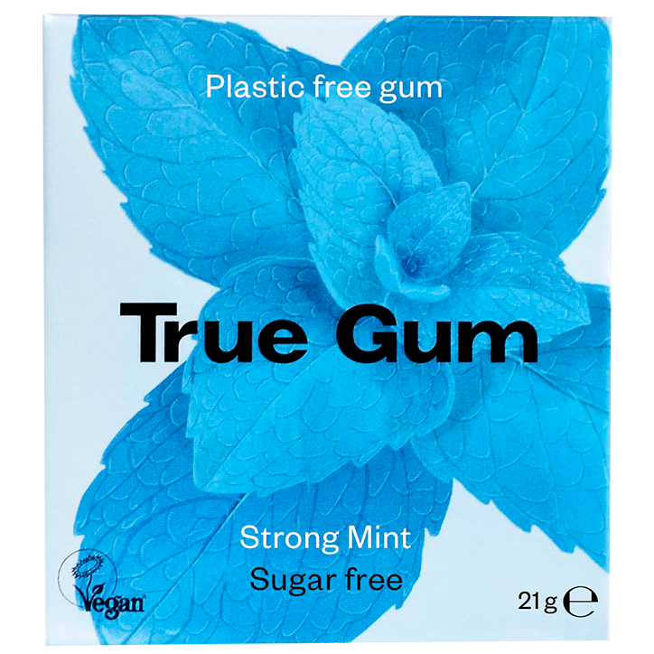 True Gum Strong Mint Kauwgom - 21g-1