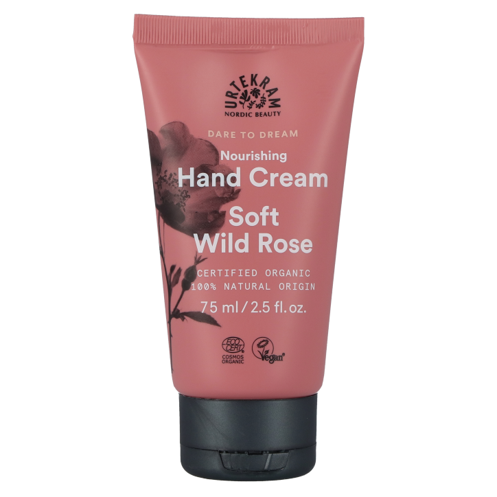 Urtekram Hand Cream Soft Wild Rose - 75ml-1