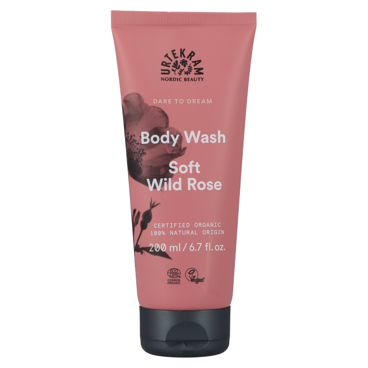 Urtekram Body Wash Soft Wild Rose - 200ml-1