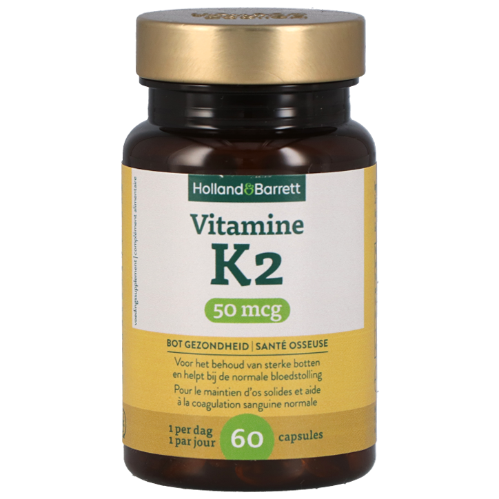Holland & Barrett Vitamine K2 50mcg - 60 capsules-1