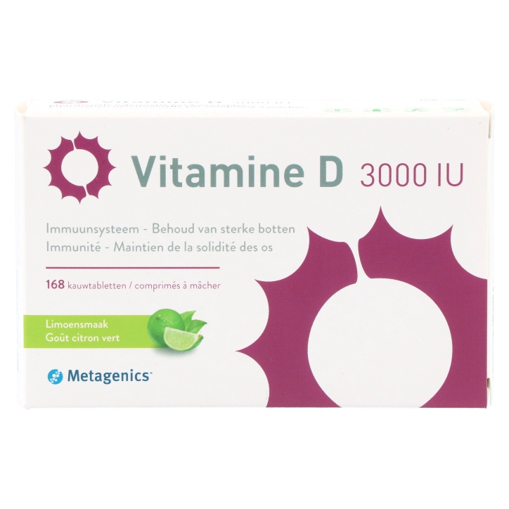 Metagenics Vitamine D 3000 i.e (168 kauwtabletten)-1