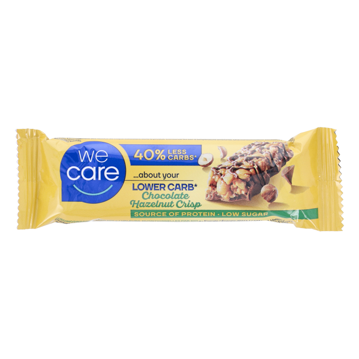 WeCare Lower Carb Chocolate Hazelnut Reep - 37g-1