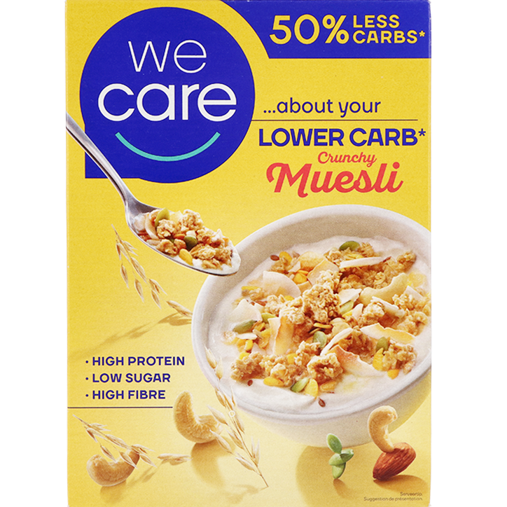 WeCare Lower Carb Crunchy Muesli - 325g-1