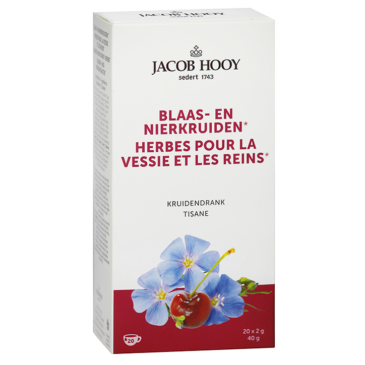 Jacob Hooy Herbes Vessie & Reins Sachets d'infusion-1