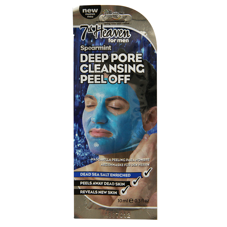 Montagne Jeunesse 7Th Heaven Men's Spearmint Deep Pore Cleansing Peel Off - 10ml-1