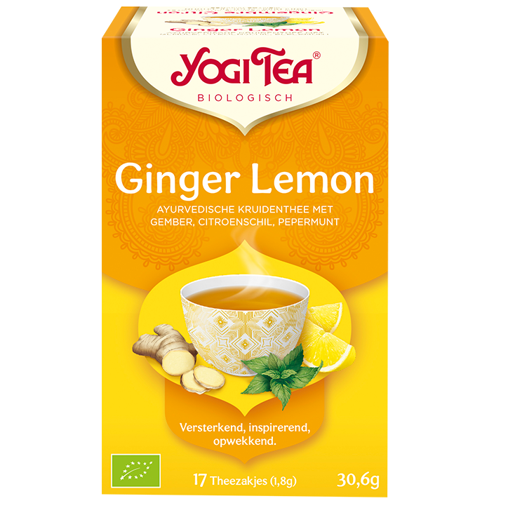 Yogi Tea Thé gingembre citron Bio (17 sachets)-1
