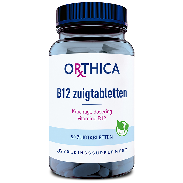 Orthica Vitamine B12 (90 Zuigtabletten)-1