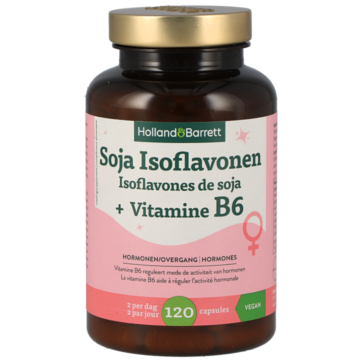 Holland & Barrett Soja Isoflavonen + Vitamine B6 - 120 capsules-1