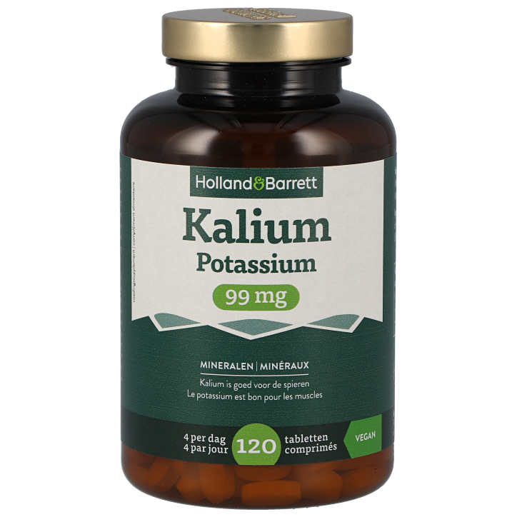 Holland & Barrett Kalium 99mg - 120 tabletten-1