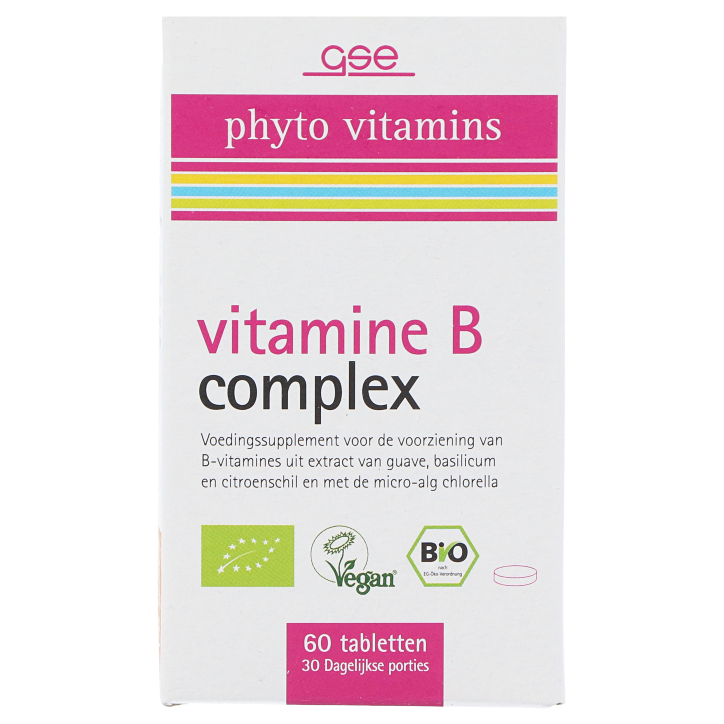 GSE phyto vitamines Vitamine B Complex (60 tabletten)-1