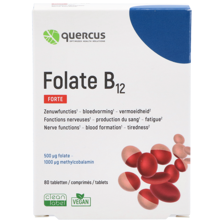 Quercus Folate B12 (80 tabletten)-1