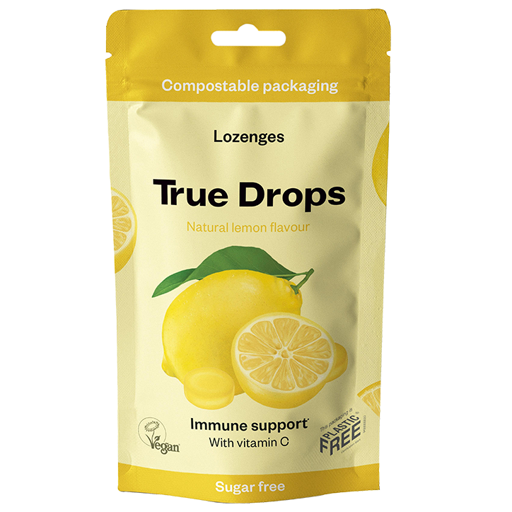 True Drops Lemon & Vitamin C - 30 keelpastilles-1