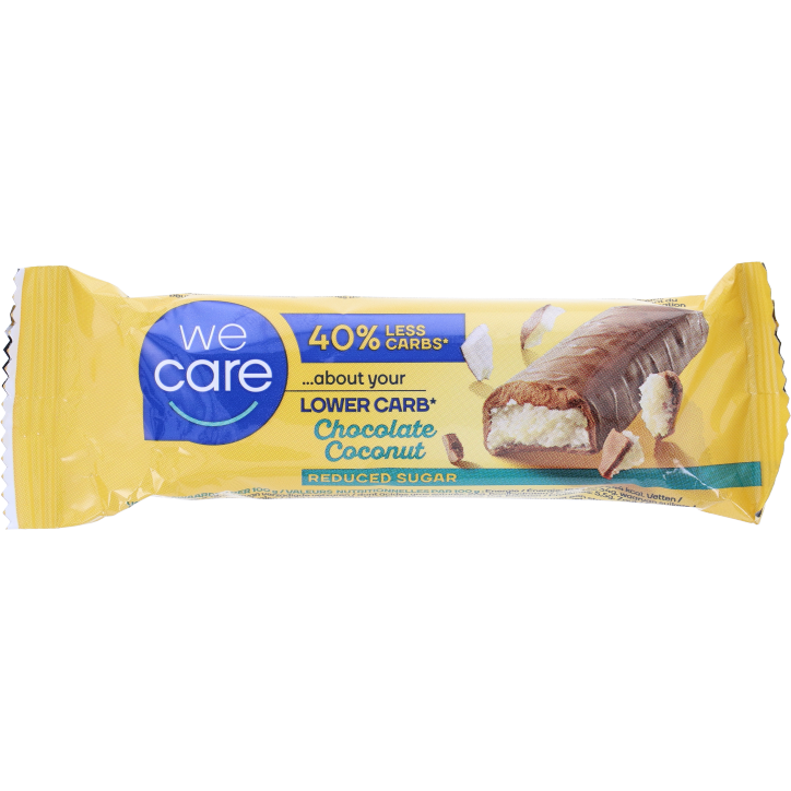 WeCare Lower Carb Chocolate Coconut Reep - 35g-1