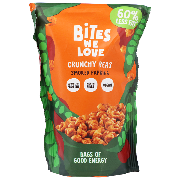 Bites We Love Crunchy Peas Smoked Paprika - 100g-1