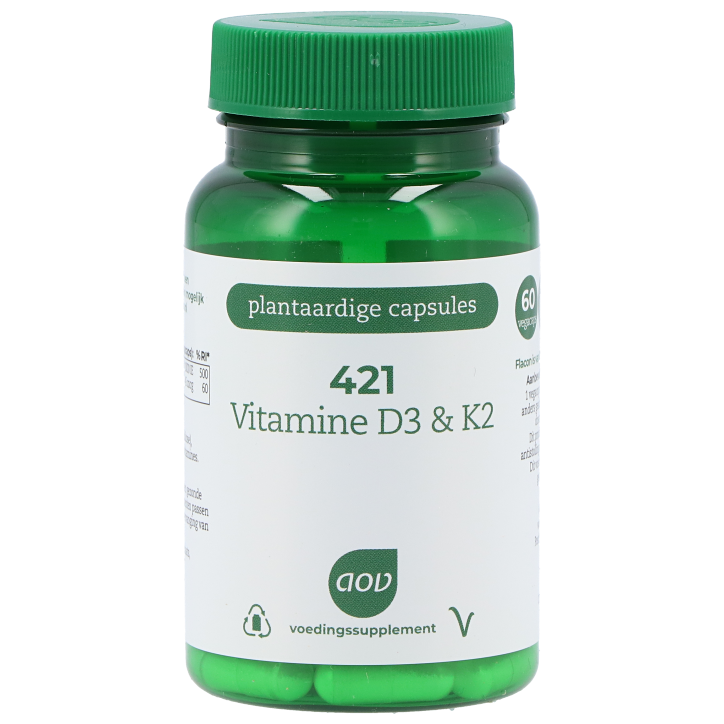 AOV 421 Vitamine D3 & K2 - 60 Capsules-1