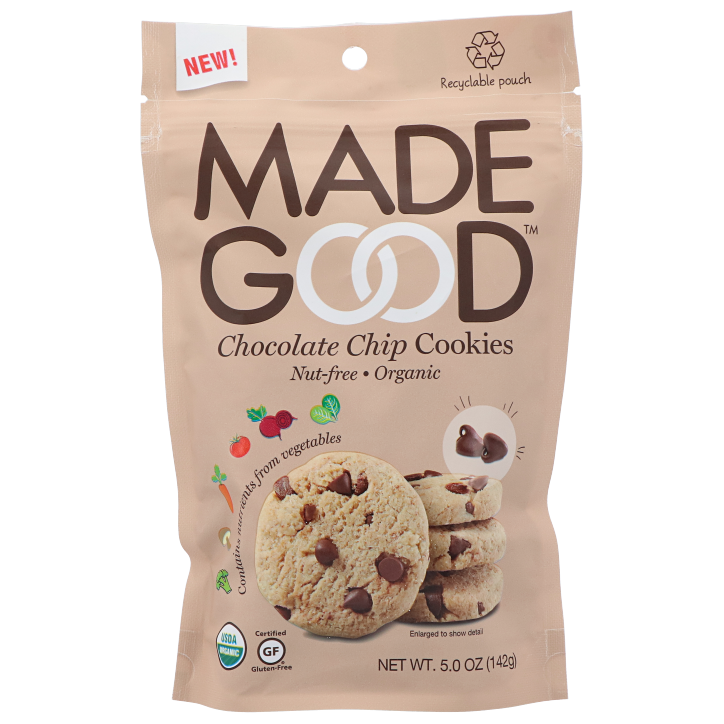 MadeGood Crunchy Cookies Chocolate Chip - 142g-1