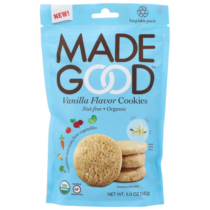 MadeGood Crunchy Cookies Vanilla - 142g-1