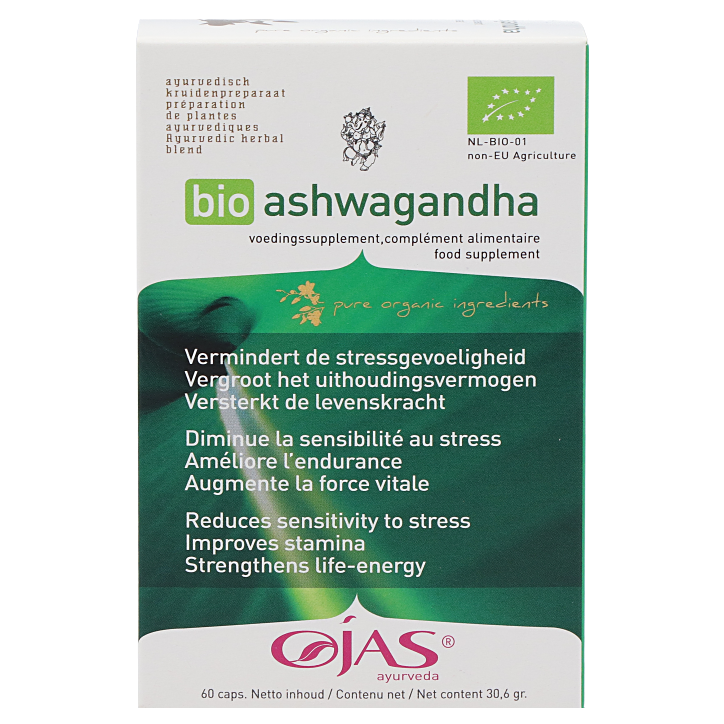 OJAS Ayurveda Bio Ashwagandha - 60 capsules-1