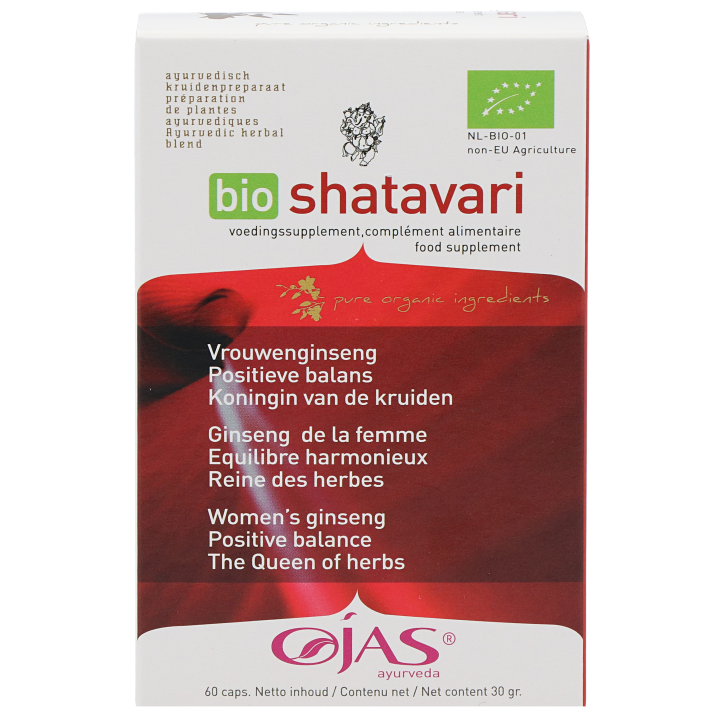 OJAS Ayurveda Bio Shatavari - 60 capsules-1