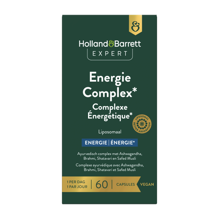 Holland & Barrett Expert Energie Complex* Liposomaal - 60 capsules-1