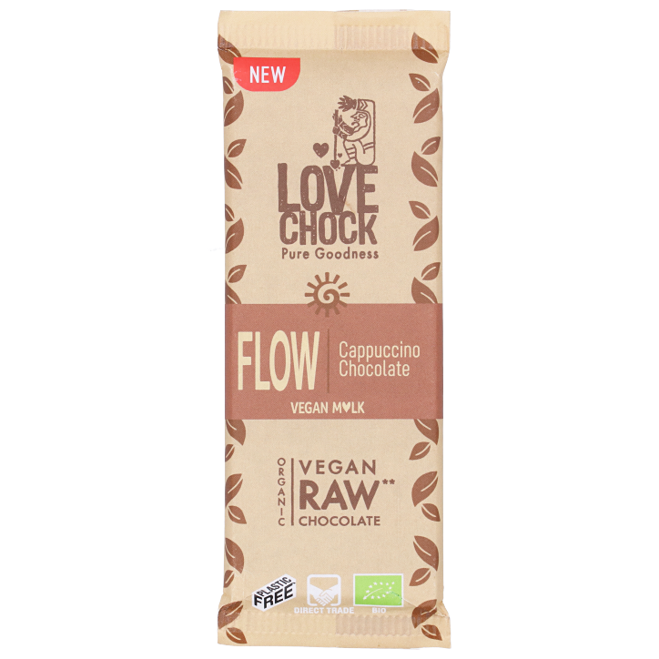 Lovechock FLOW Cappuccino Chocolate Vegan - 35g-1