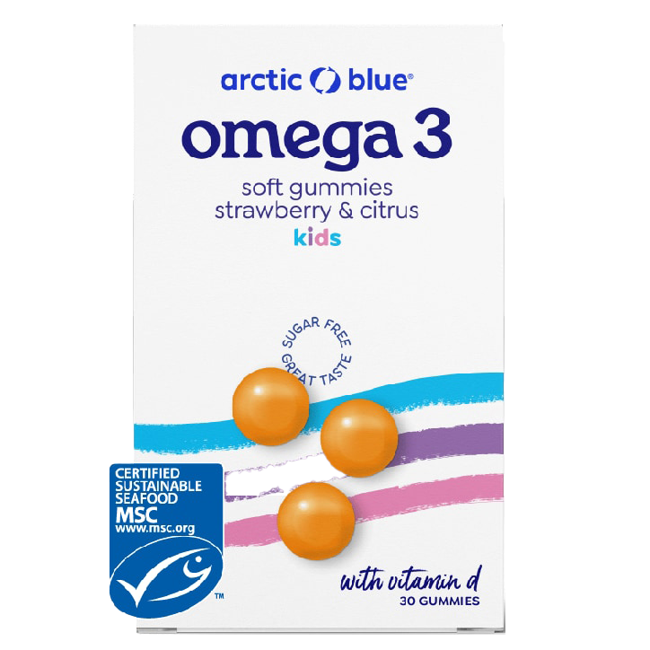 Arctic Blue Oméga 3 + Vitamine D pour Enfants – 30 gummies-1