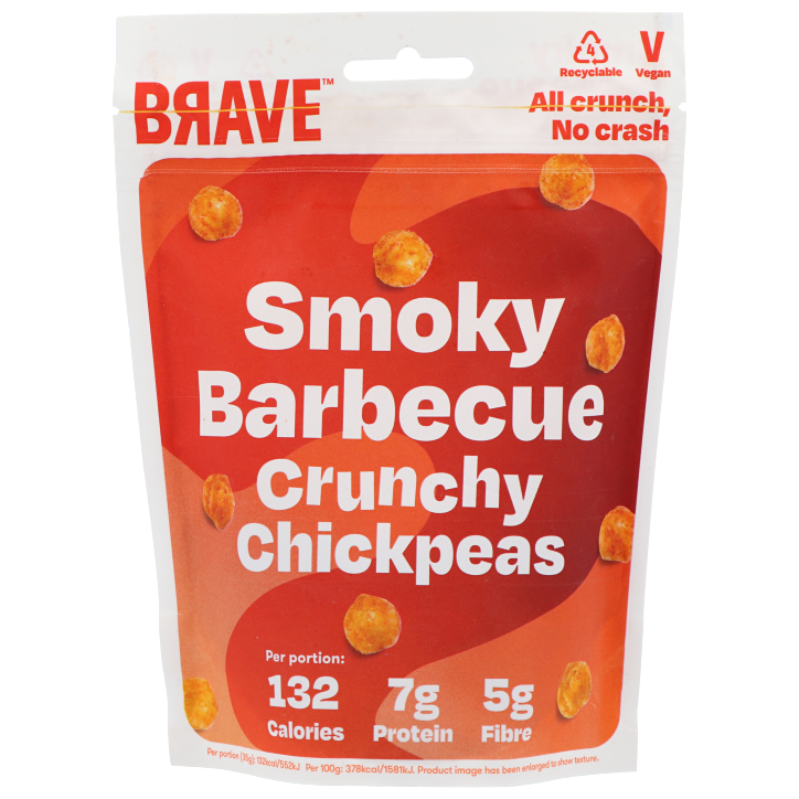 BRAVE Crunchy Chickpeas Smoky Barbecue - 115g-1