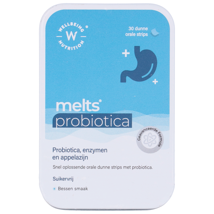 Wellbeing Nutrition Probiotica - 30 smeltblaadjes-1