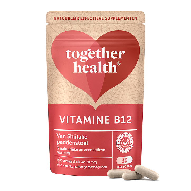 Together Health Vitamine B12 van Shiitake Paddenstoel - 30 capsules-1