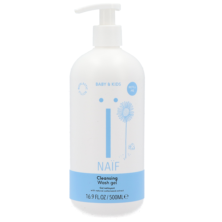 Naïf Baby & Kids Cleansing Wash Gel - 500ml-1
