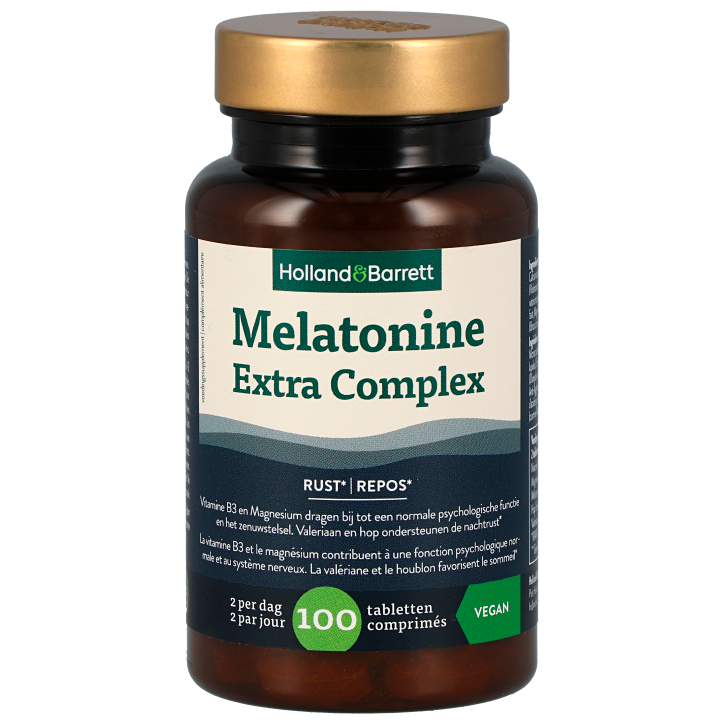 Holland & Barrett Melatonine Extra Complex - 100 tabletten-1